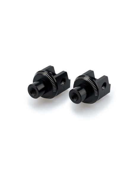 Adaptateurs Puig pour repose-pieds fixes Suzuki DL1050 V-Strom 20/24, noir