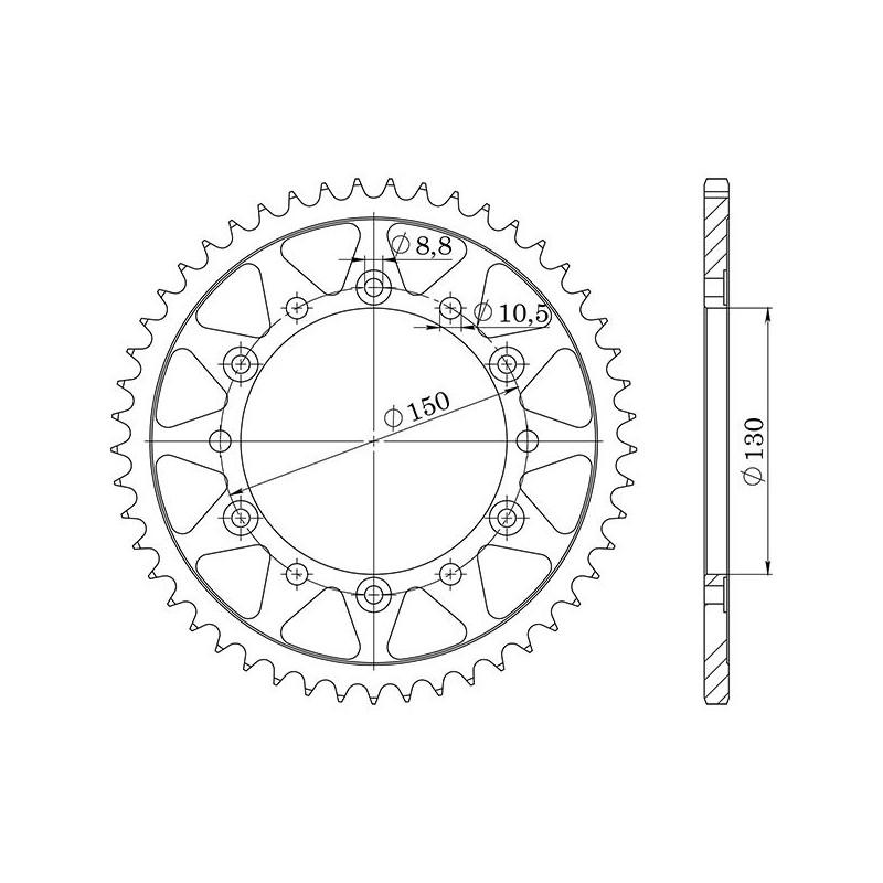 SGR CORONA S AC P520-D42 HONDA FMX 650 05 07