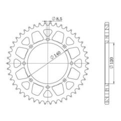 SGR CORONA S AC P520-D42 KAWASAKI KLR 650 95-05