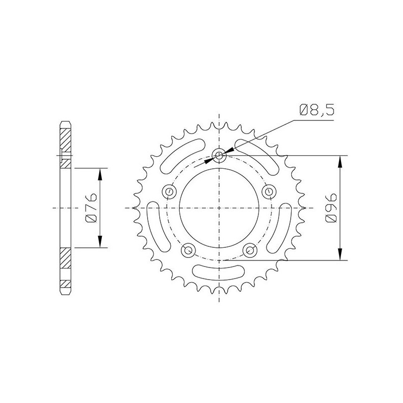 SGR COURONNE S AC P520-D43 CAGIVA N1 125 96 97