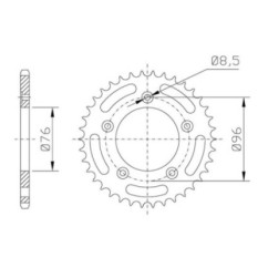 SGR CORONA S AC P520-D43 CAGIVA PLANET 125 98-00