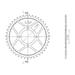 SGR COURONNE S AC P520-D43 KAWASAKI MOJAVE 250 94-04