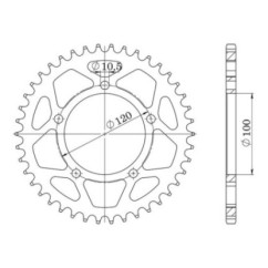 SGR COURONNE S AC P520-D44 APRILIA PEGASO STRADA 660 05-09