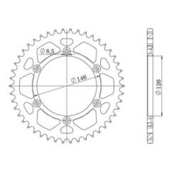 SGR COURONNE S AC P520-D44 KAWASAKI KLX SR 400 03 07