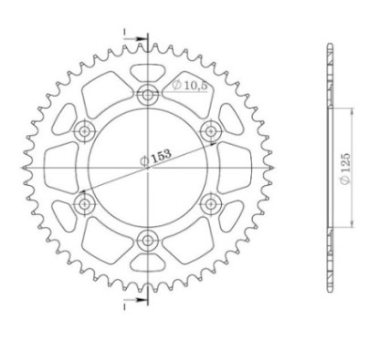 SGR CORONA S AC P520-D45 HONDA XR L 650 00-12