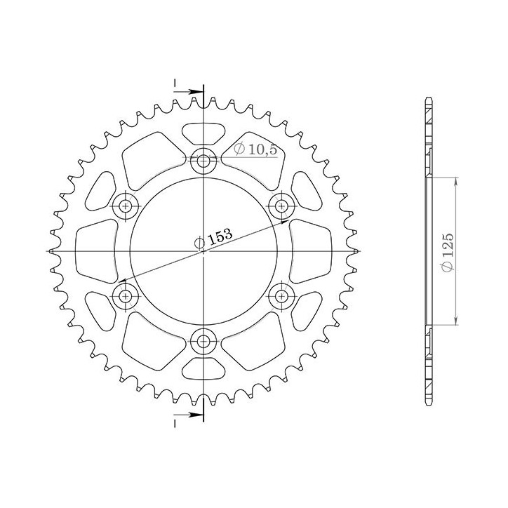 SGR CORONA S AC P520-D45 PARA HONDA XR L 650 00-12