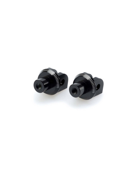 Adaptadores de estriberas fijas Puig para Suzuki GSX-R250 17-19 en negro