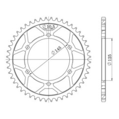 SGR COURONNE S AC P520-D45 YAMAHA XT