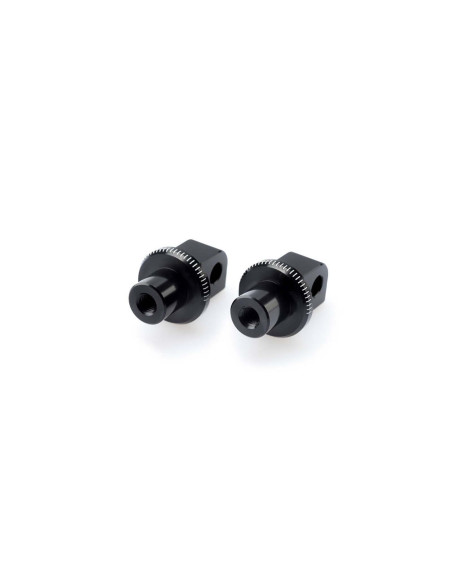 Adaptadores Puig para estriberas fijas de pasajero Suzuki SV650 16-25 negro