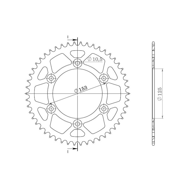 SGR CROWN S AC P520-D48 HONDA XR R 250 91-95