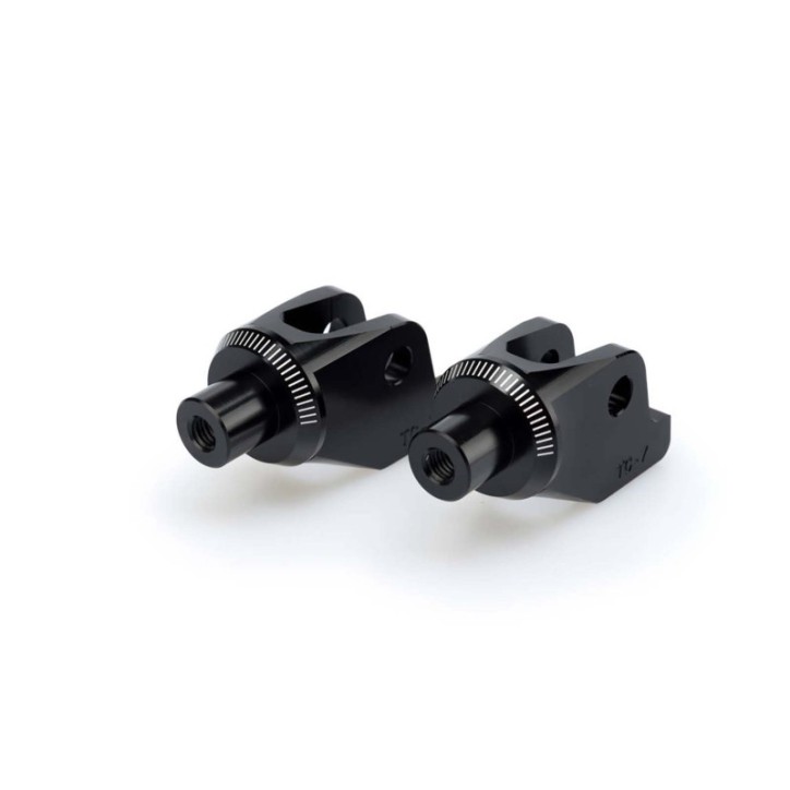 PUIG FOOTPEGS ADAPTERS FIXED DRIVER FOR TRIUMPH SCRAMBLER 1200 XC 19-24 BLACK