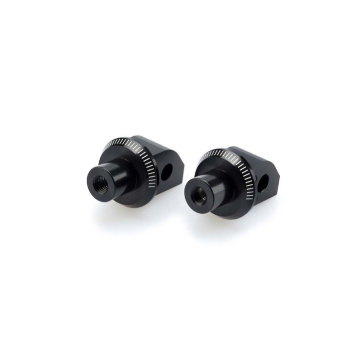 PUIG FOOTPEGS ADAPTERS PASSENGER FIXTURES FOR TRIUMPH SPEED TWIN 19-24 BLACK