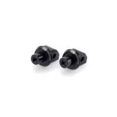 PUIG FOOTPEG ADAPTERS FIXED PASSENGER TRIUMPH STREET SCRAMBLER 17-23 BLACK