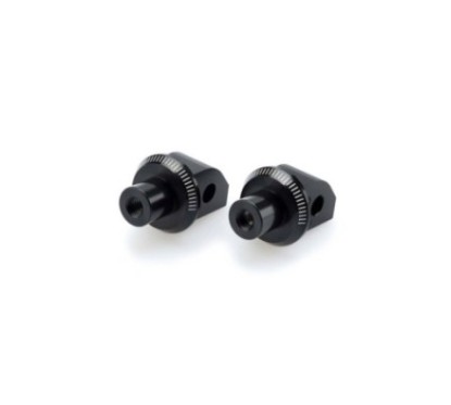 PUIG FOOTPEG ADAPTERS FIXED PASSENGER TRIUMPH STREET SCRAMBLER 17-23 BLACK