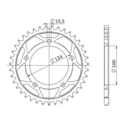 SGR COURONNE S AC P525-D36 DUCATI 999 R S 03 06