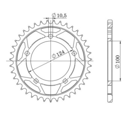 SGR COURONNE S AC P525-D36 DUCATI 999 R S 03 06