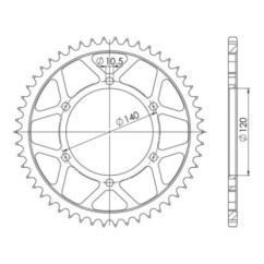 SGR CORONA S AC P525-D38 KAWASAKI ZR7 99-03