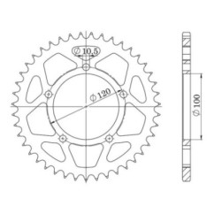 SGR COURONNE S AC P525-D41 APRILIA RSV4 USINE E4 E5 1100 21-24