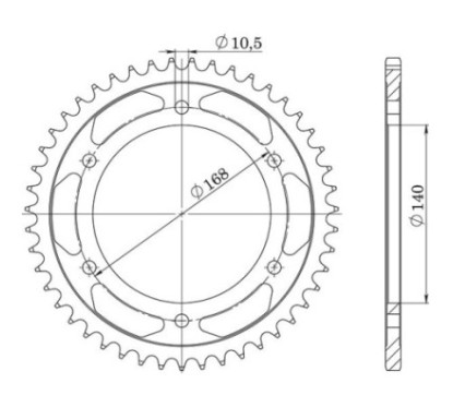 SGR CORONA S AC P525-D41 BMW F GS 650 09 12