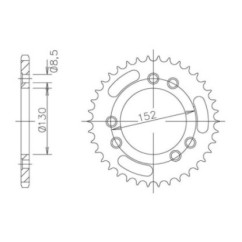 SGR CORONA S AC P525-D41 CAGIVA NAVEGADOR 1000 00 04