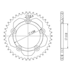 SGR CORONA S AC P525-D41 HONDA CBF ABS 500 04 06