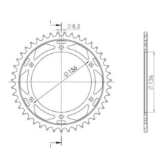 SGR CORONA S AC P525-D41 SUZUKI DR SE 650 96 16