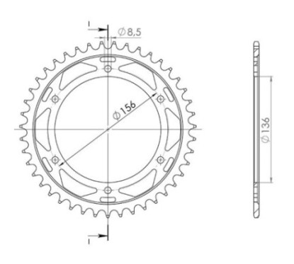 SGR COURONNE S AC P525-D41 SUZUKI DR SE 650 96 16