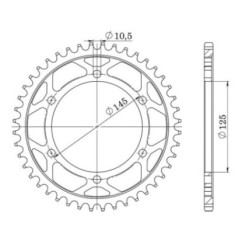 SGR CORONA S AC P525-D42 YAMAHA TDM 850 96 98