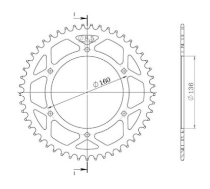 SGR CORONA S AC P525-D43 APRILIA RST FUTURA 1000 01 04