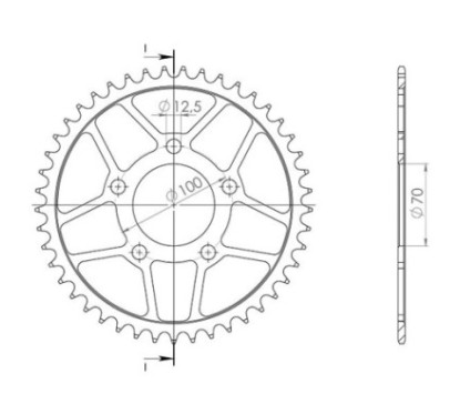 SGR CORONA S AC P525-D45 BMW HP4 1000 13-15