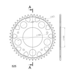 SGR KRONE S AC P525-D47 APRILIA SRV ATC ABS 850 12 16