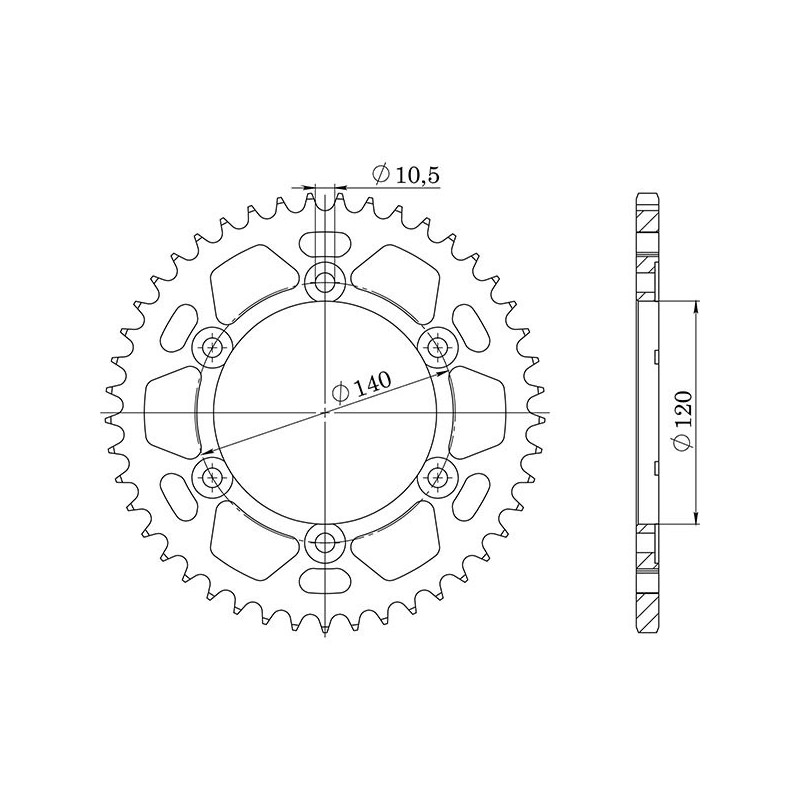 SGR COURONNE S AC P530-D38 SUZUKI TL S 1000 97 01