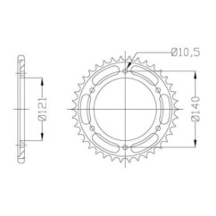 SGR COURONNE S AC P530-D40 CAGIVA RAPTOR 1000 00 05