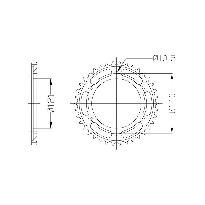 SGR COURONNE S AC P530-D40 CAGIVA RAPTOR 1000 00 05