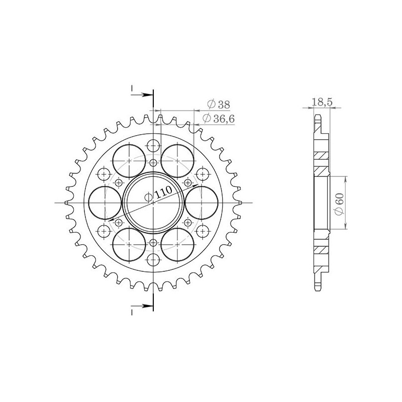 SGR CROWN S AC P530-D40 DUCATI MULTISTRADA S PIKES PEAK 1262 18 20