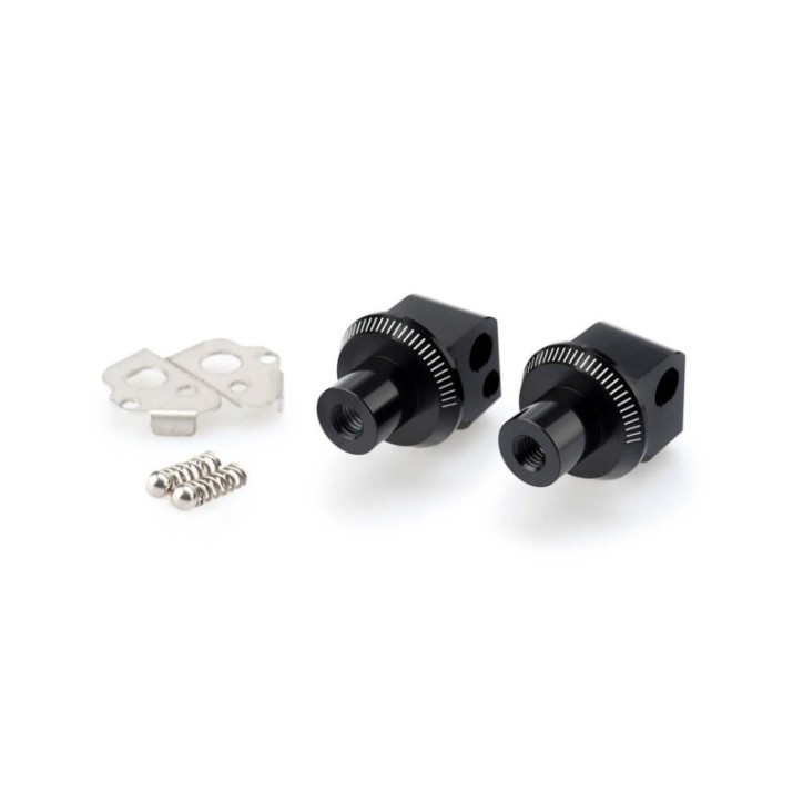 PUIG ADAPTADORES REPOSAPIES PASAJERO FIJO PARA BMW G650 GS 11-16 NEGRO