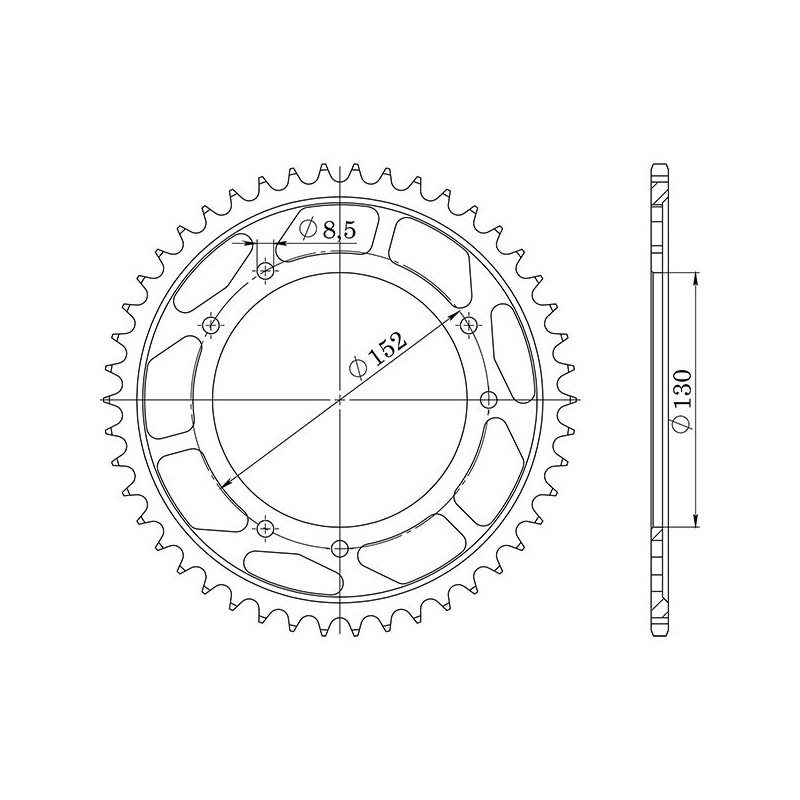 SGR COURONNE S AC P530-D46 CAGIVA ELEFANT ELEFANT IE 900 89 90