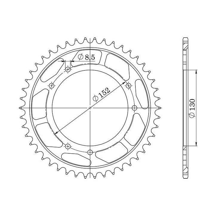 SGR CORONA S AC P530-D46 PARA CAGIVA ELEFANT/ELEFANT IE 900 89/90