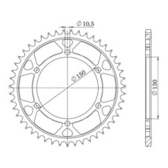 SGR CORONA S AC P532-D38 YAMAHA XJR 1200 94 97