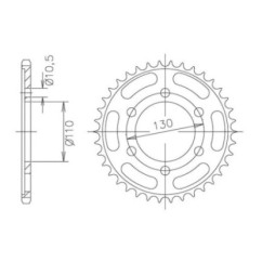 SGR CORONA S AC P532-D48 YAMAHA YZF R6 S 600 2006