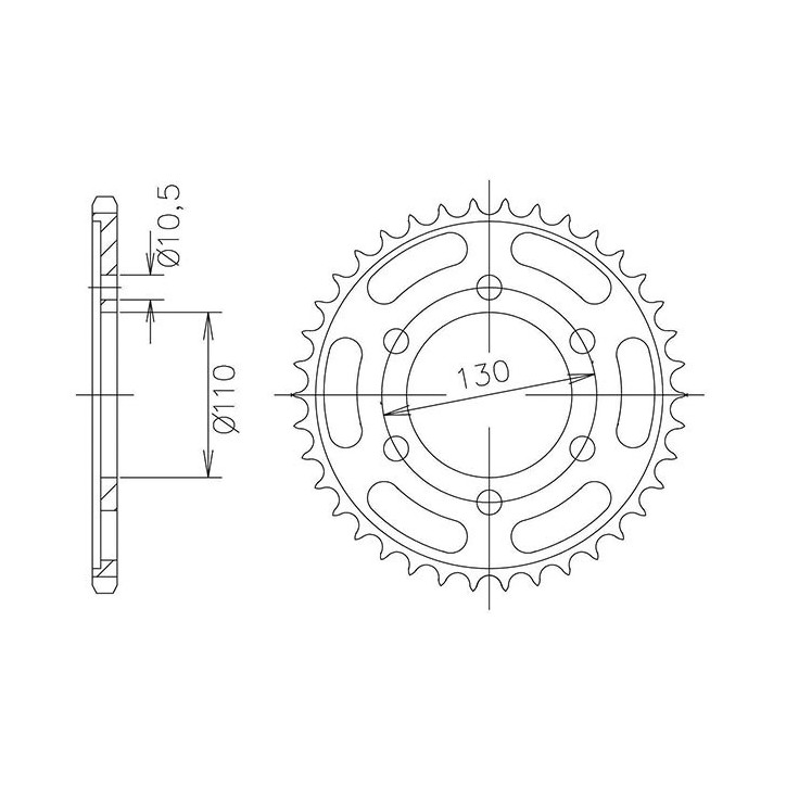 SGR CORONA S AC P532-D48 PARA YAMAHA YZF R6 S 600 2006