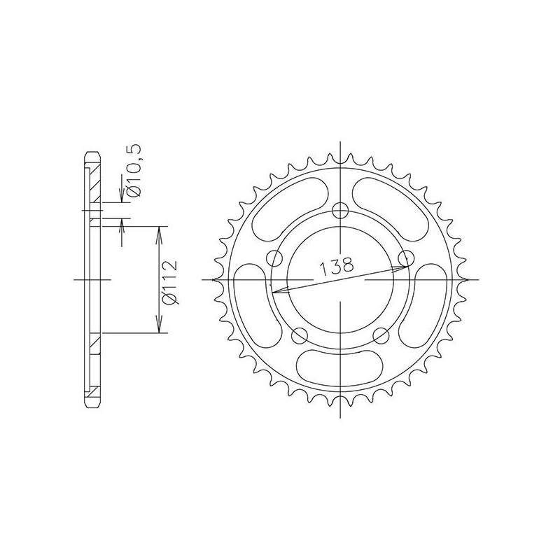 SGR CORONA S AC P532-D48 YAMAHA YZF-R6 99 02