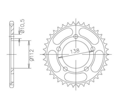 SGR CORONA S AC P532-D48 YAMAHA YZF-R6 99 02