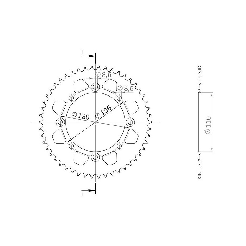 SGR COURONNE S AL P420-D46 KAWASAKI KX 65 00 01