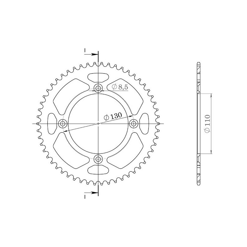 SGR COURONNE S AL P420-D49 HONDA CR R 80 96 02