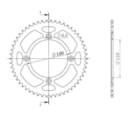 SGR COURONNE S AL P420-D49 HONDA CR R 80 96 02