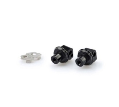 PUIG FOOTPEG ADAPTERS FIXED PASSENGER BMW R1200GS/ADVENTURE/EXCLUSIVE/RALLYE 17-18 BLACK