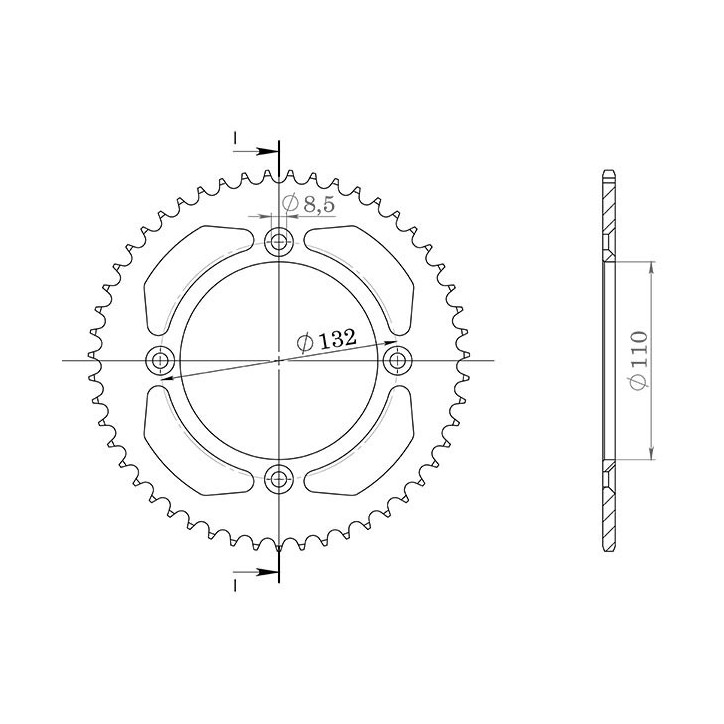 SGR CORONA S AL P428-D49 PARA GAS GAS MC 19/16 85 21/24