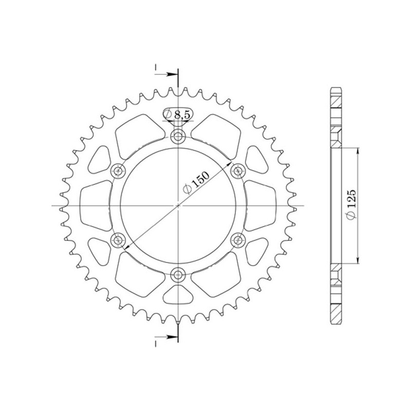 SGR COURONNE S AL P520-D38 KTM DUKE II 99 04