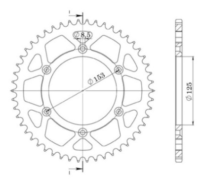 SGR CORONA S AL P520-D40 HM CRE MOTARD 450 02 02